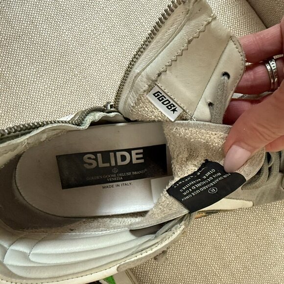 Golden Goose Private Edition., Rare  hightop slide lace up sneakers size 41 - Picture 10 of 11